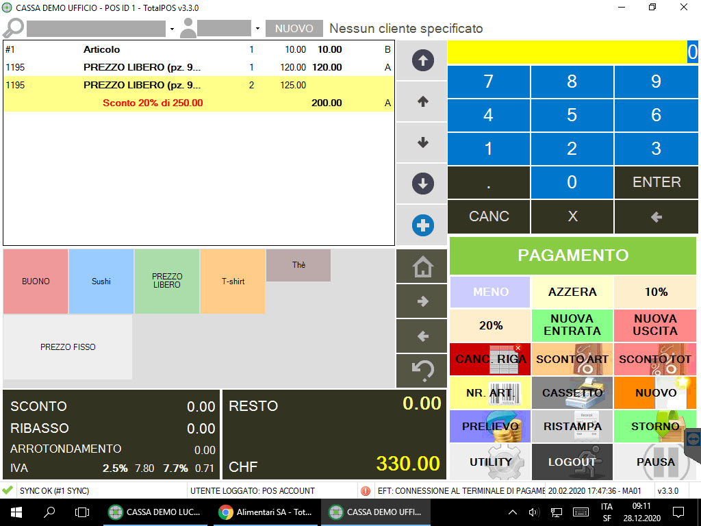 TotalPOS - Registratori di cassa touchscreen - Ticino